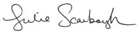 Julie Scarborough signature