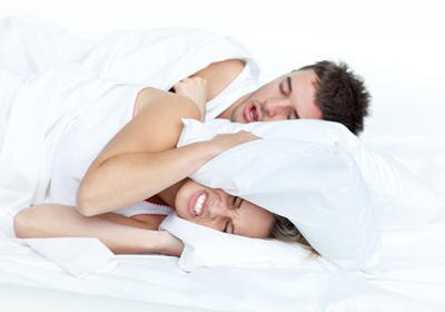 Man Snoring