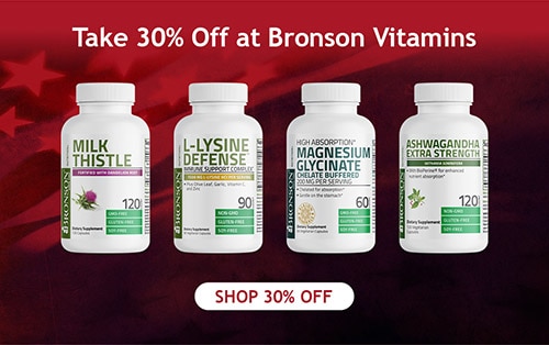 Shop 30% Off at Bronson Vitamins